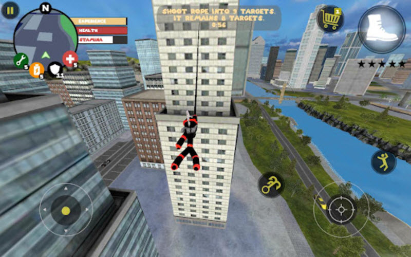 火柴人绳索英雄最新版截图0
