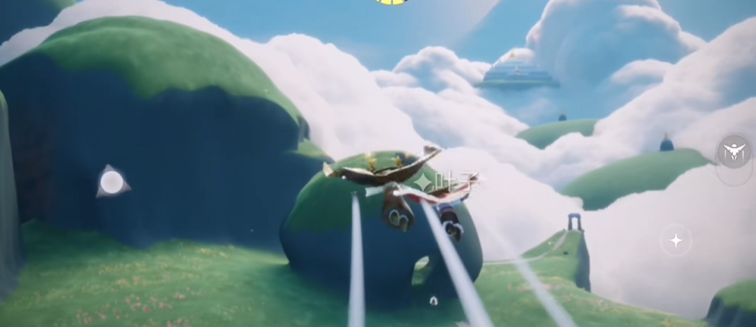 光遇怎么在飞行的时候脱手