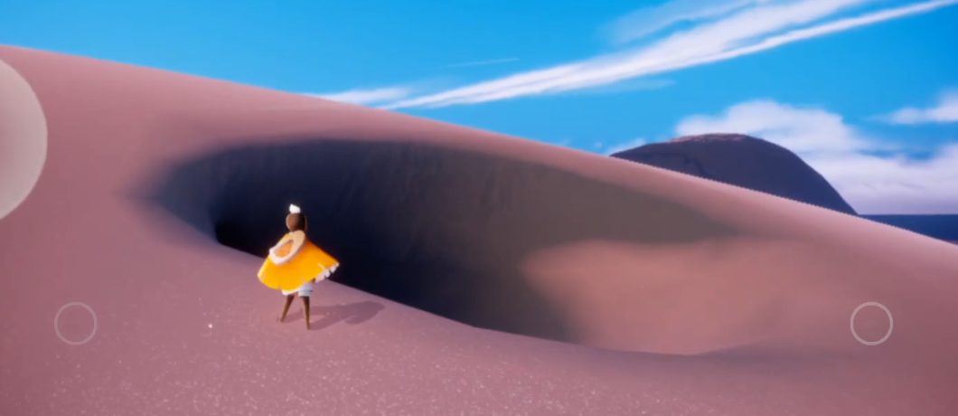 光遇晨岛洞里的篮子怎么过去