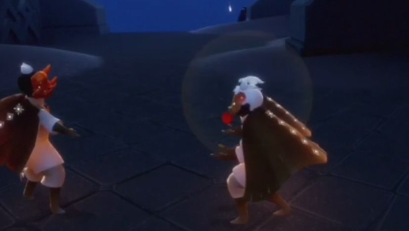 光遇怎么背对着双手击掌