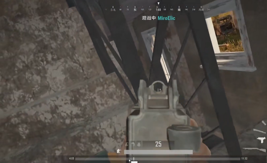 绝地求生楼上怎么打楼下