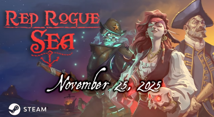 《赤海狂盗：卡牌远征》Steam震撼上线！肉鸽策略海战新体验