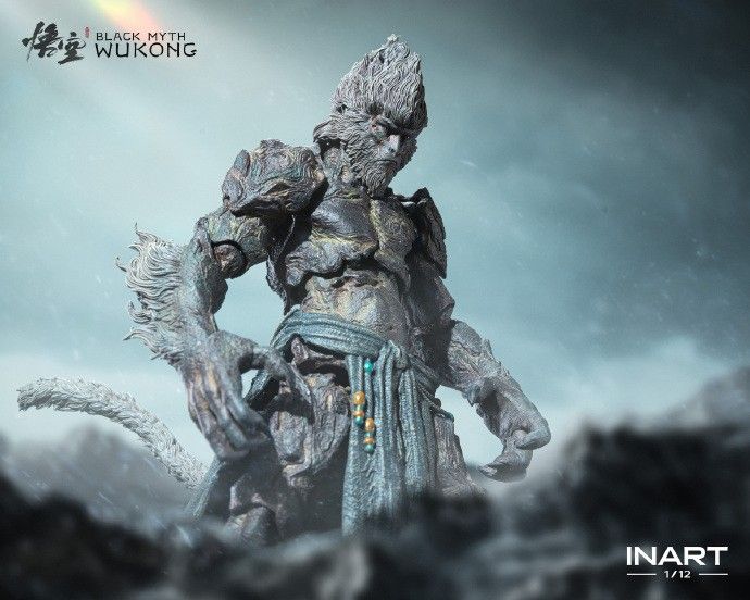 昆仑之巅柱擎天！《黑神话：悟空》石猿手办限量开订