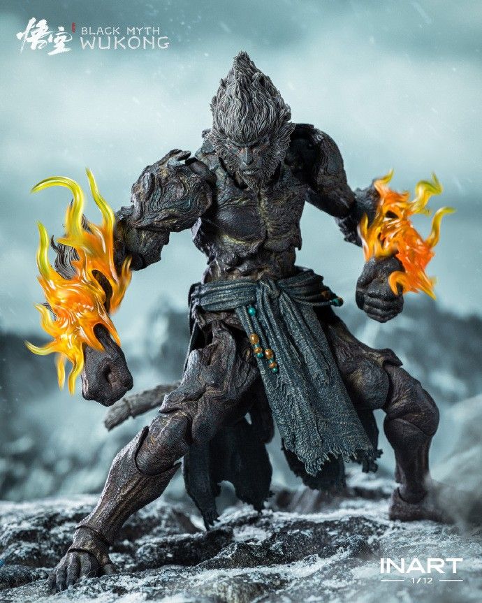 昆仑之巅柱擎天！《黑神话：悟空》石猿手办限量开订