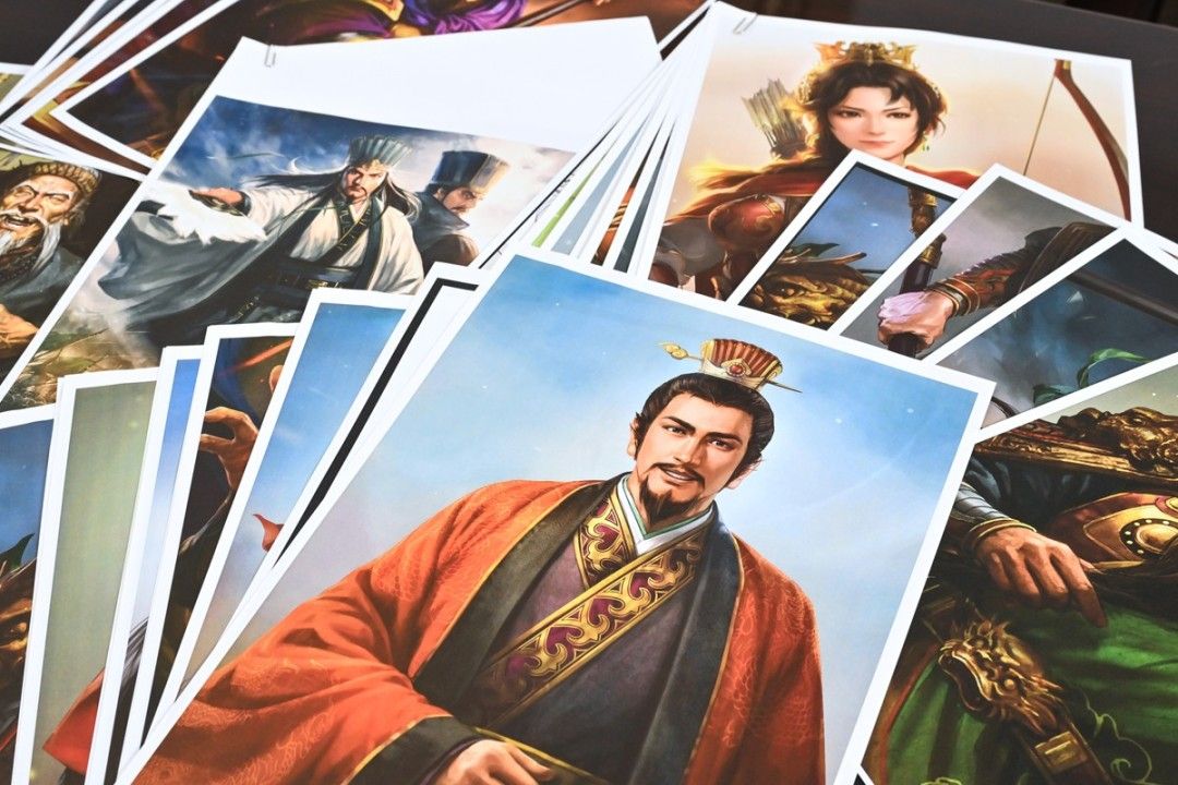 光荣《三国志》40周年庆：经典角色插画设计进化史