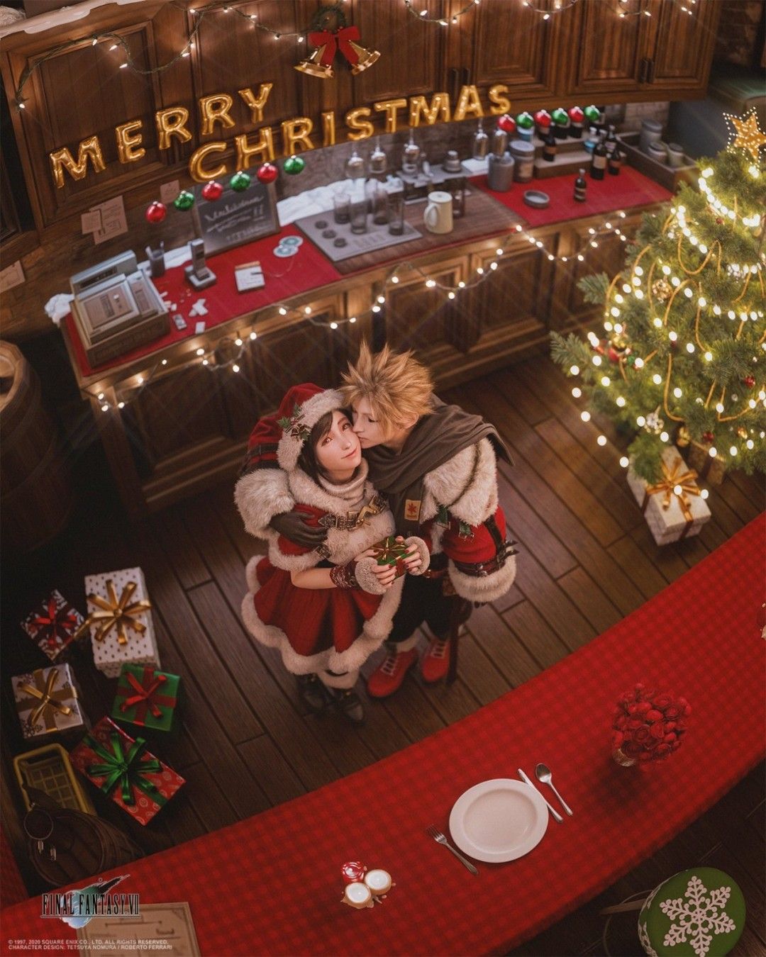 3D大神最新力作《最终幻想7：重制版》尤菲萌图 小麋鹿造型可爱暴击