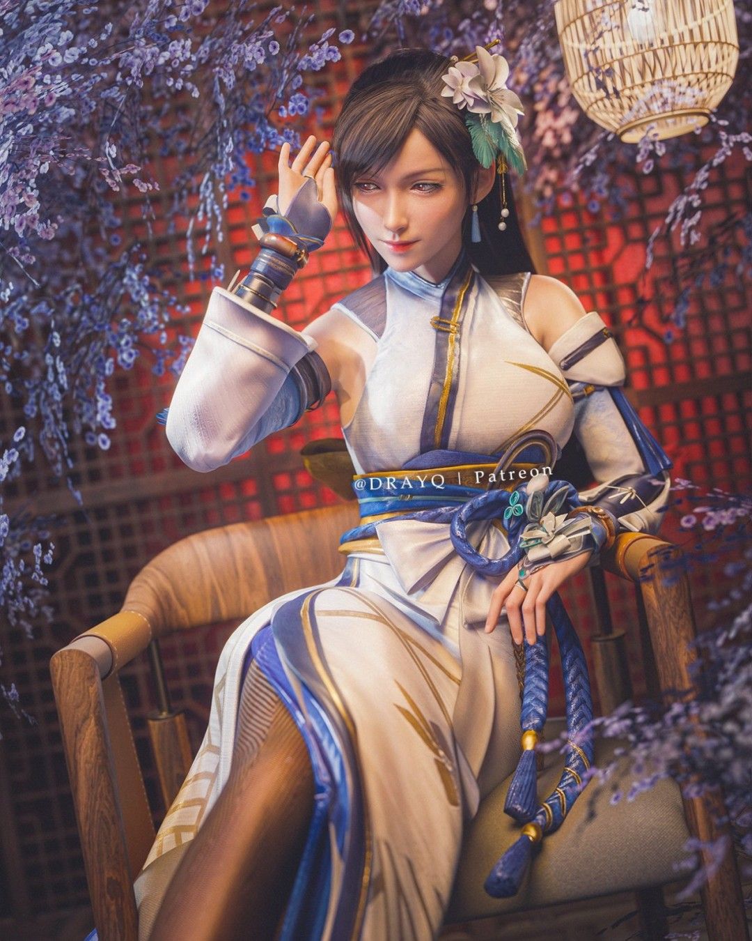 3D大神最新力作《最终幻想7：重制版》尤菲萌图 小麋鹿造型可爱暴击