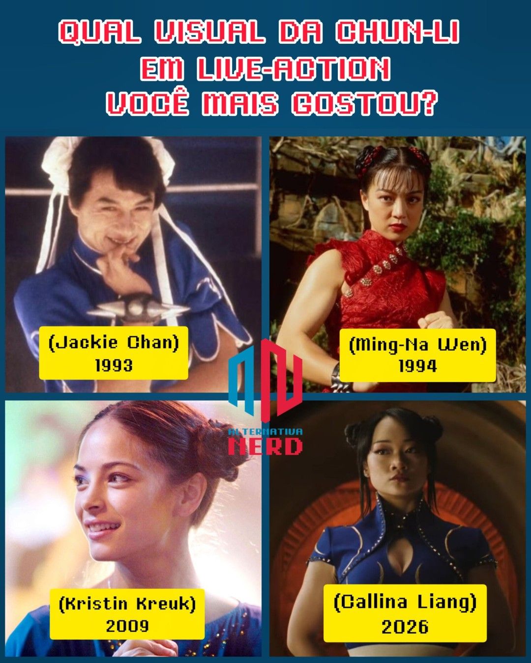 四位春丽 三十载真人改编路:成龙竟成"天花板" 四位春丽 三十载真人改编路:成龙竟成"天花板"