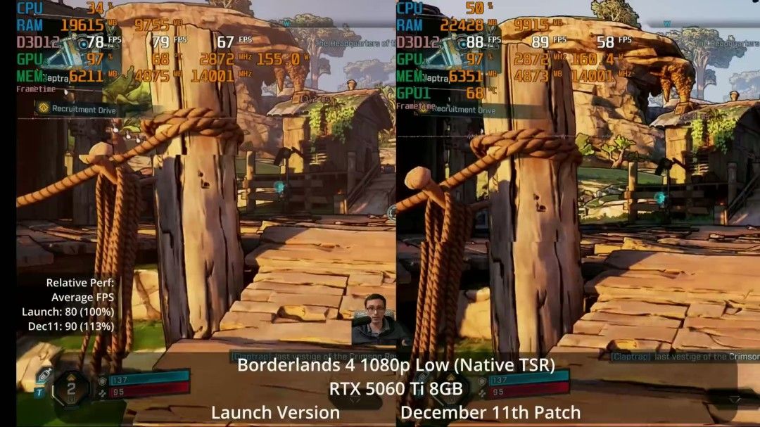 《无主之地4》PC版终于修好了！12月更新带来优化大飞跃