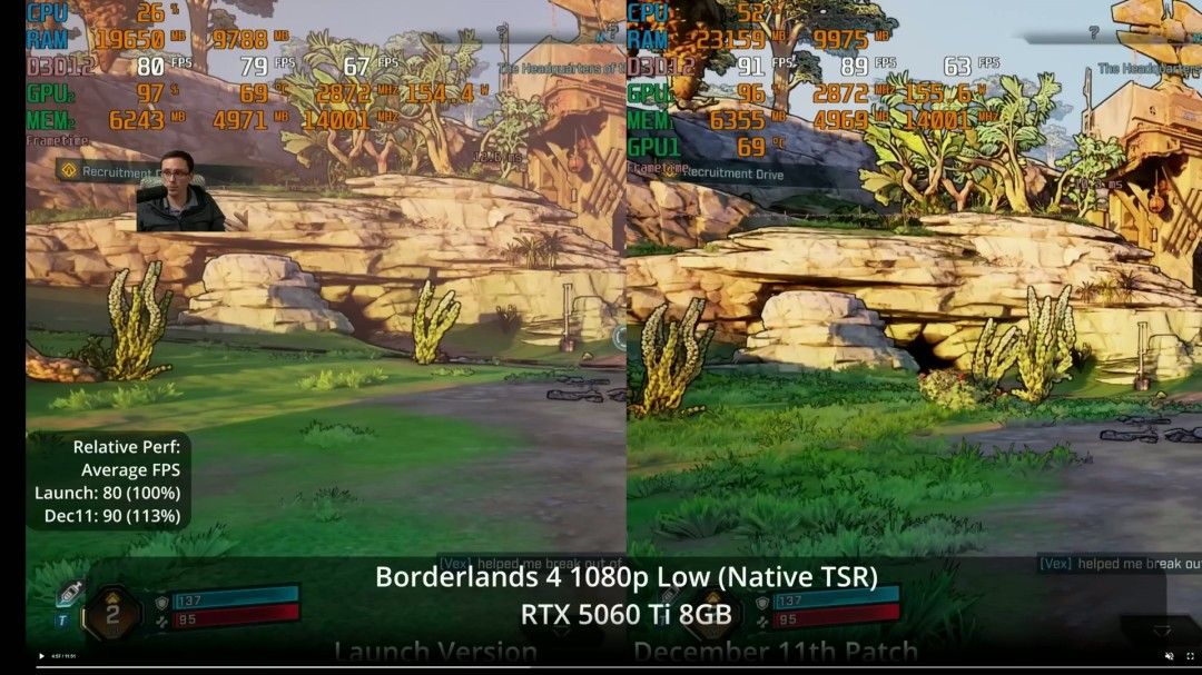 《无主之地4》PC版终于修好了！12月更新带来优化大飞跃