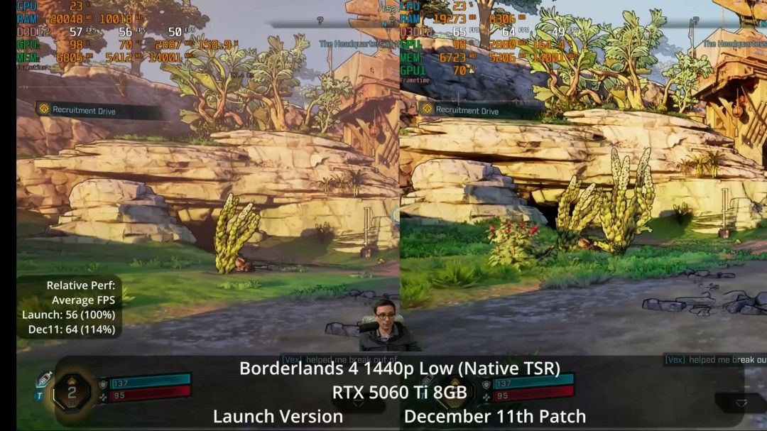 《无主之地4》PC版终于修好了！12月更新带来优化大飞跃