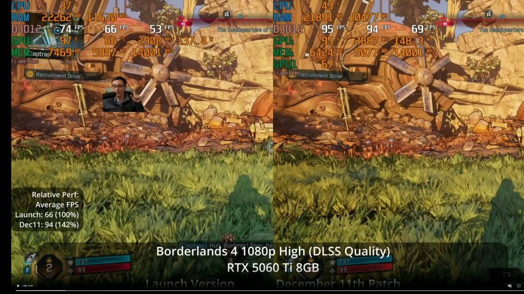 《无主之地4》PC版终于修好了！12月更新带来优化大飞跃