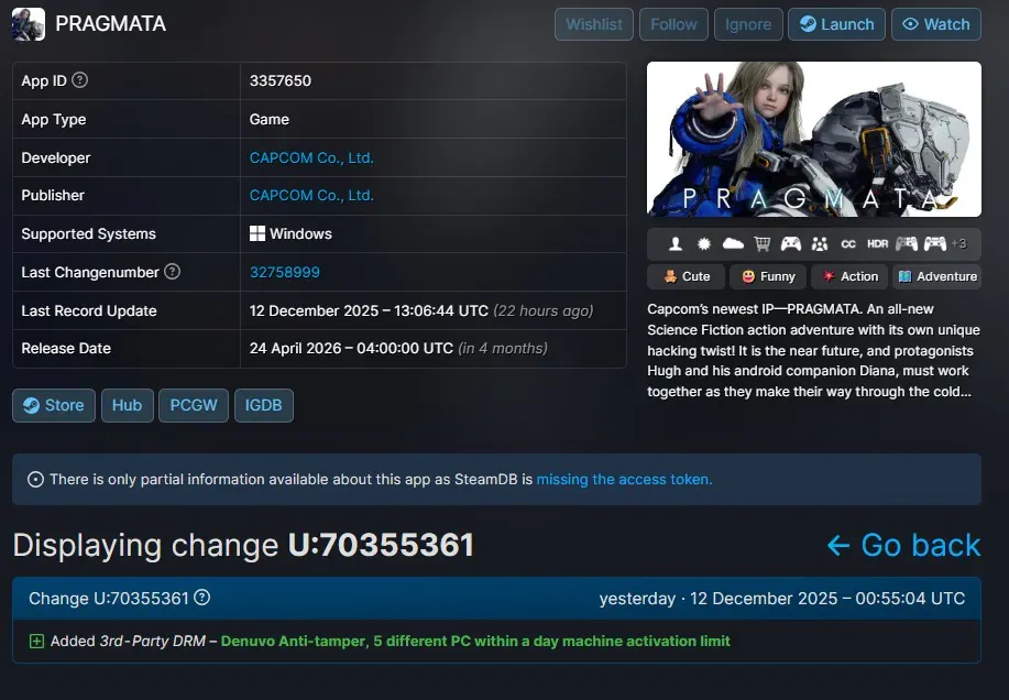 臭名昭著！卡普空新作《虚实万象》D加密技术引爆玩家怒火遭抵制