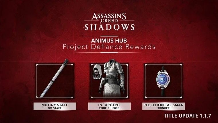 《刺客信条：影》1.1.7版本重磅更新 新增主角炫酷终结技