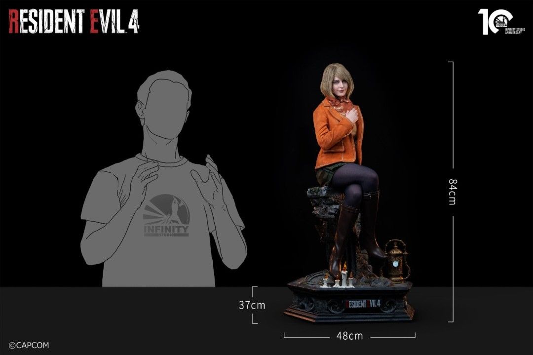 活灵活现！《生化危机4》艾什莉1:2比例雕像限量开订