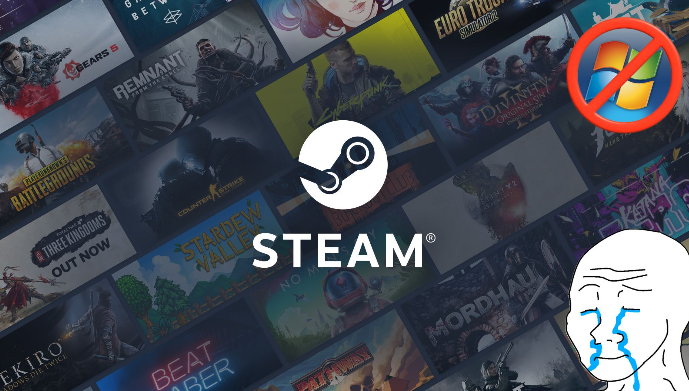 时代的眼泪！Steam将彻底告别Win7与32位系统用户