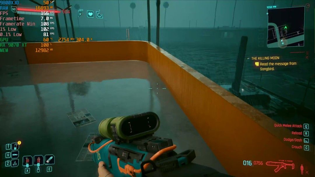 《赛博朋克2077》FSR Redstone画质测试：性能显著提升