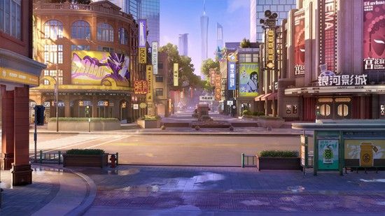 望月游戏都市建筑情报 最潮街拍搭档云帆路景区全览