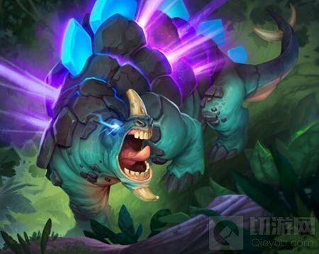 炉石传说-安戈洛卡牌原画集恐龙元素全登场