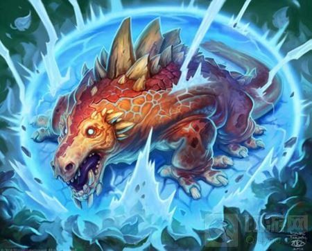 炉石传说-安戈洛卡牌原画集恐龙元素全登场