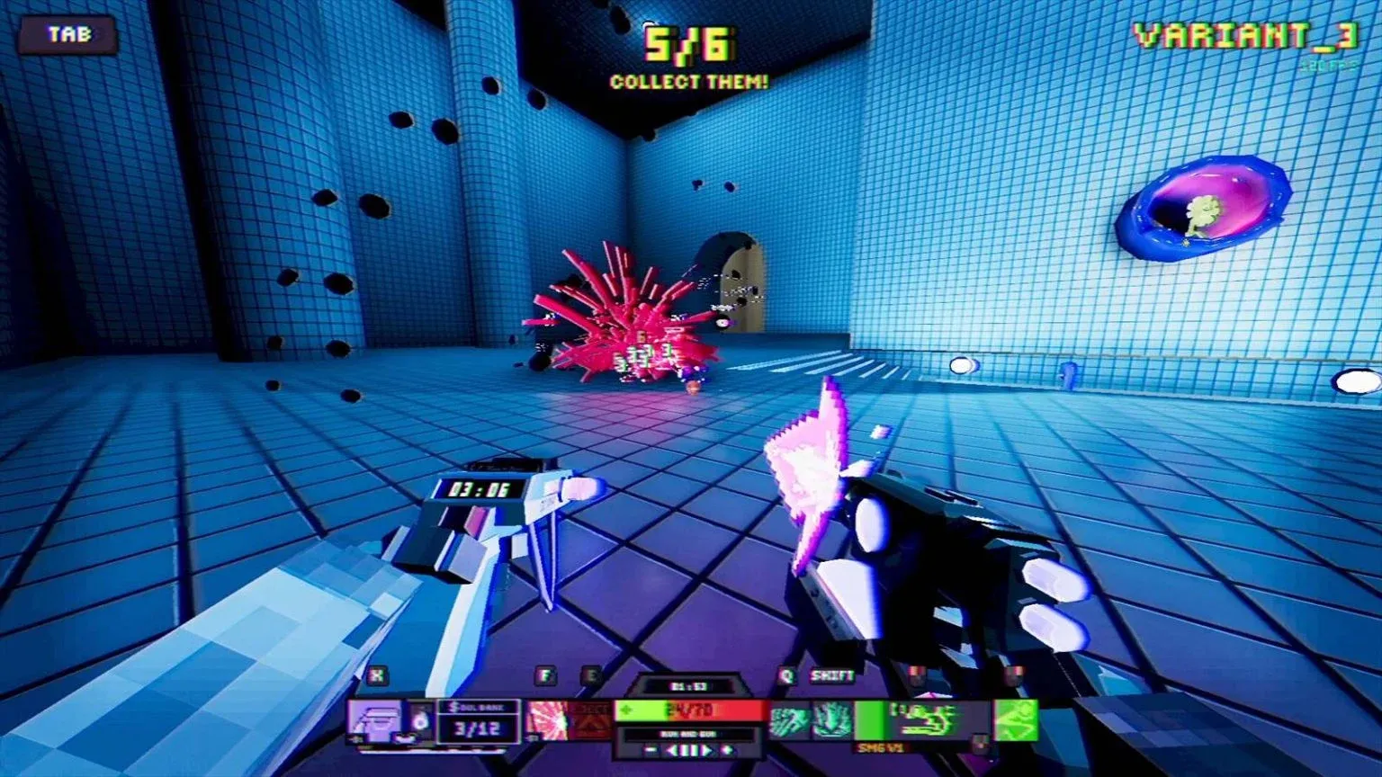 ODDCORE登陆Steam-肉鸽元素加持复古风FPS