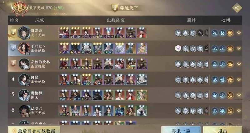 逆水寒自走棋攻略-逆水侠棋纯爽局最强阵容