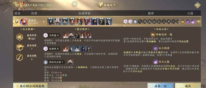 逆水寒自走棋攻略-逆水侠棋纯爽局最强阵容