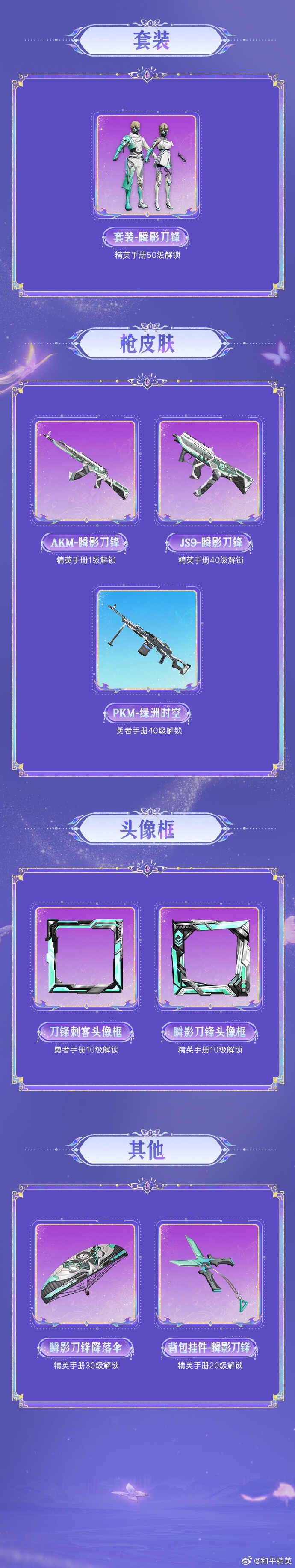 和平精英SS38赛季手册皮肤大全一览