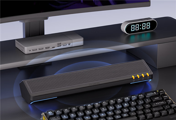 七彩虹CF700桌面环绕音箱首发175元:双45mm单元 黄金仰角设计 七彩虹CF700桌面环绕音箱首发175元:双45mm单元 黄金仰角设计